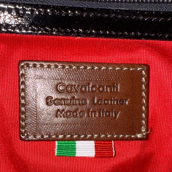 Cavalcanti Black Patent Leather Handbag - Picture 2 of 11